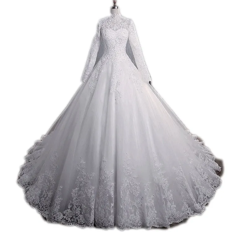 Wedding Dress European American Lace