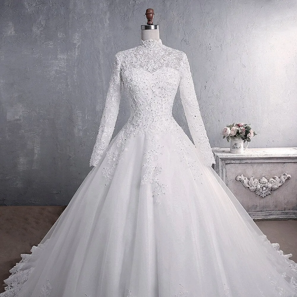 Wedding Dress European American Lace