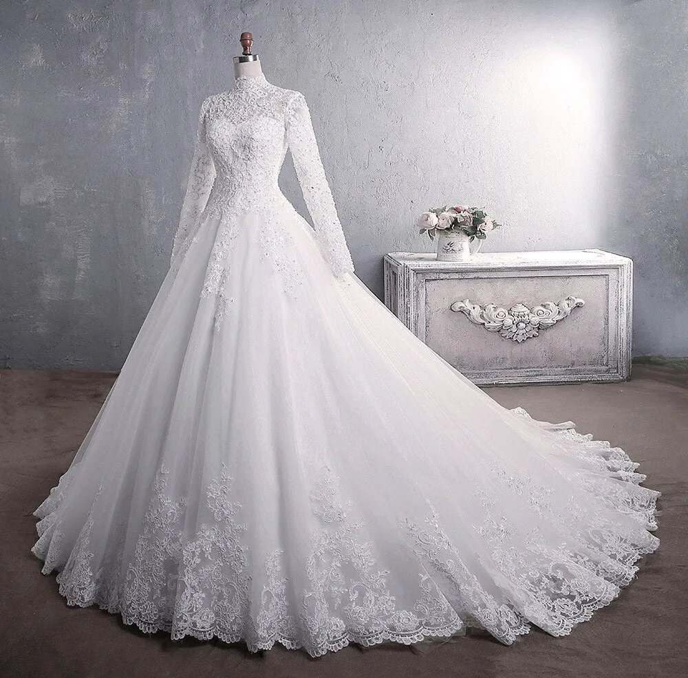 Wedding Dress European American Lace