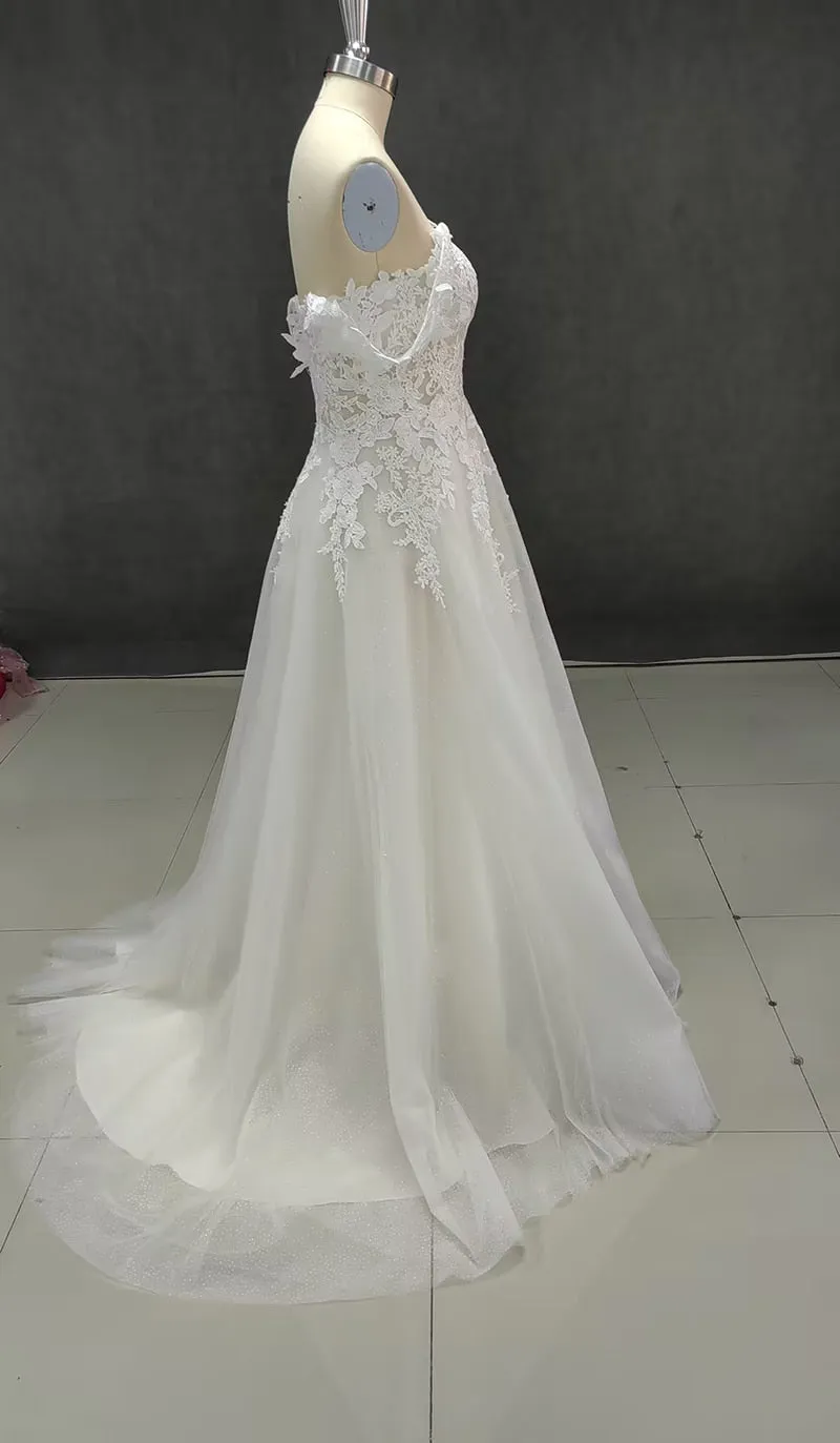 Wedding Dresses Off The Shoulder Sweetheart Neck Bridal Gowns