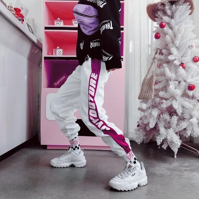 Women High Waist Loose Streetwear pants
