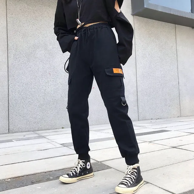 Women High Waist Loose Streetwear pants