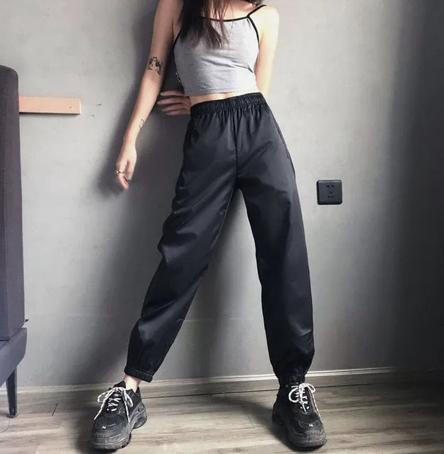 Women High Waist Loose Streetwear pants