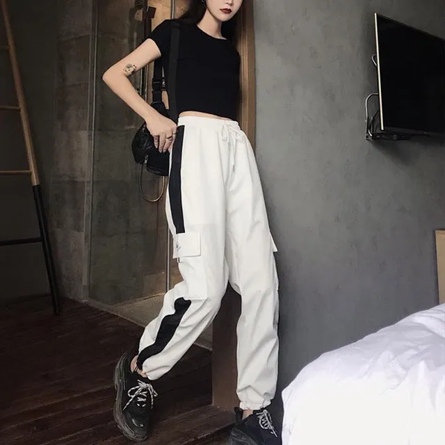 Women High Waist Loose Streetwear pants