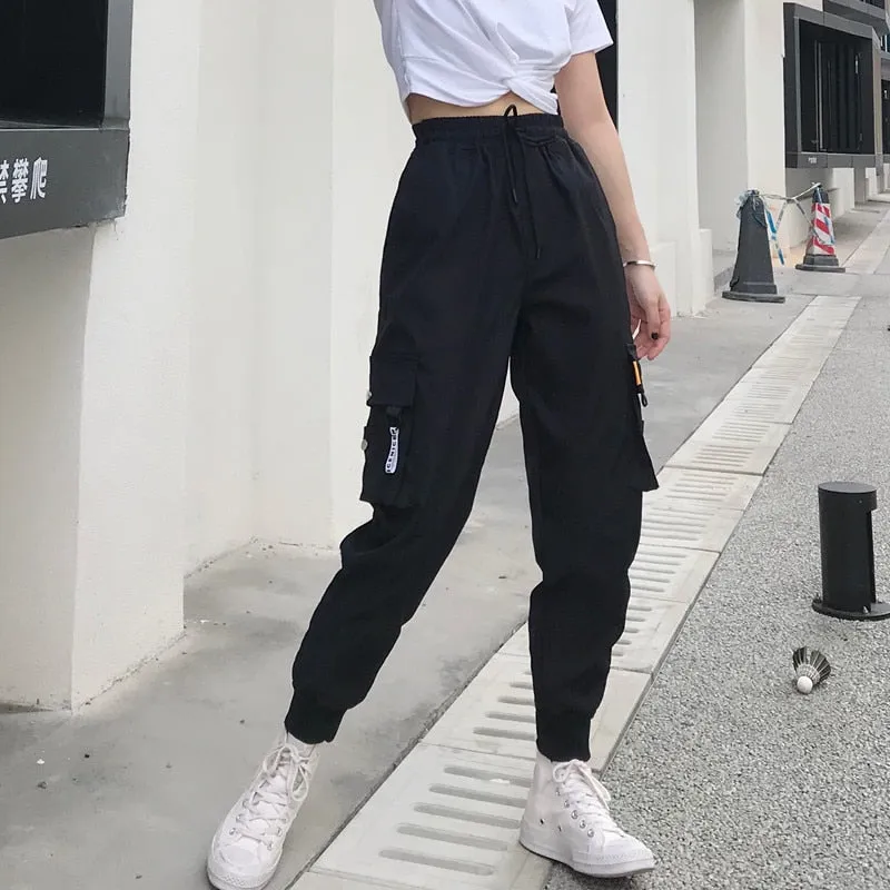 Women High Waist Loose Streetwear pants