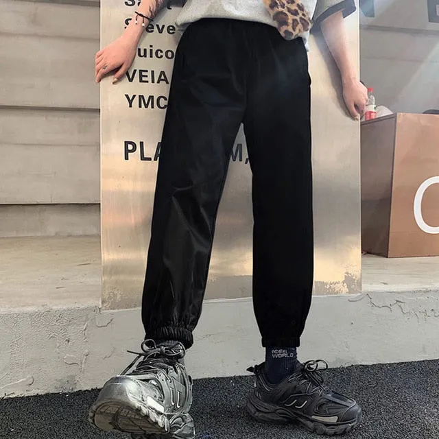 Women High Waist Loose Streetwear pants