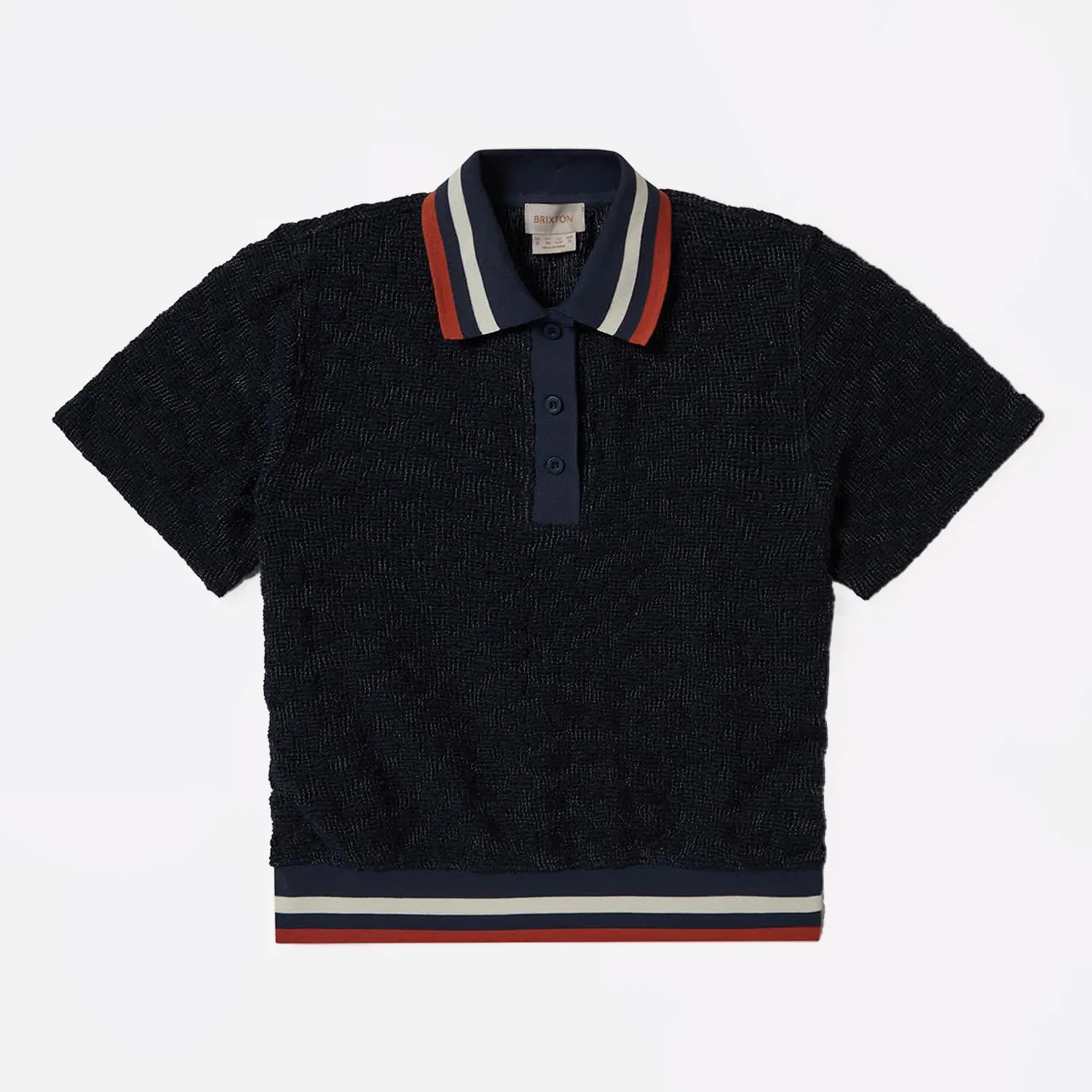 Womens Retro Mesh S/S Polo - Blue