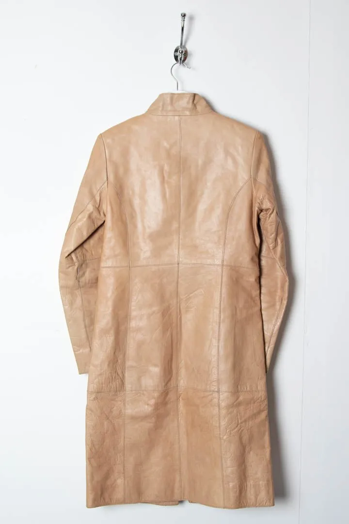 Women's Vero Moda Longline Leather Jacket (S)