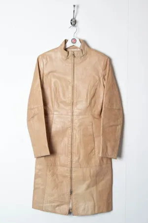 Women's Vero Moda Longline Leather Jacket (S)