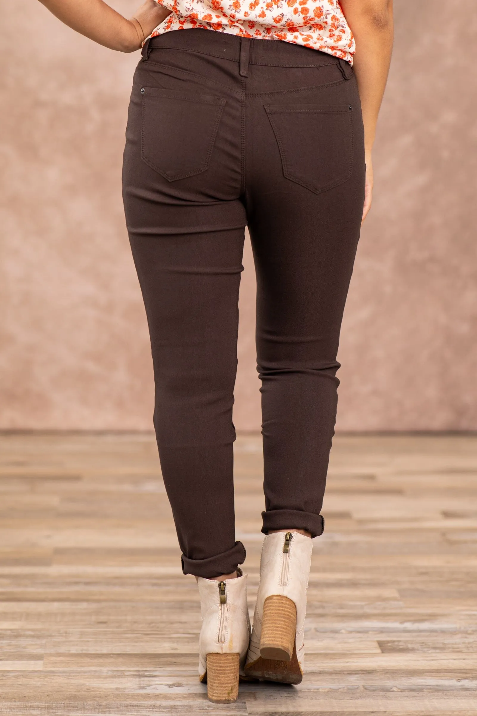 YMI Light Brown Hyperstretch Pants
