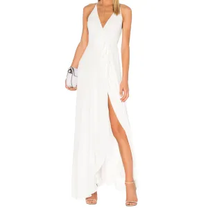 YUMI KIM Women's White Rush Hour Maxi Dress #DR1478 Large NWT
