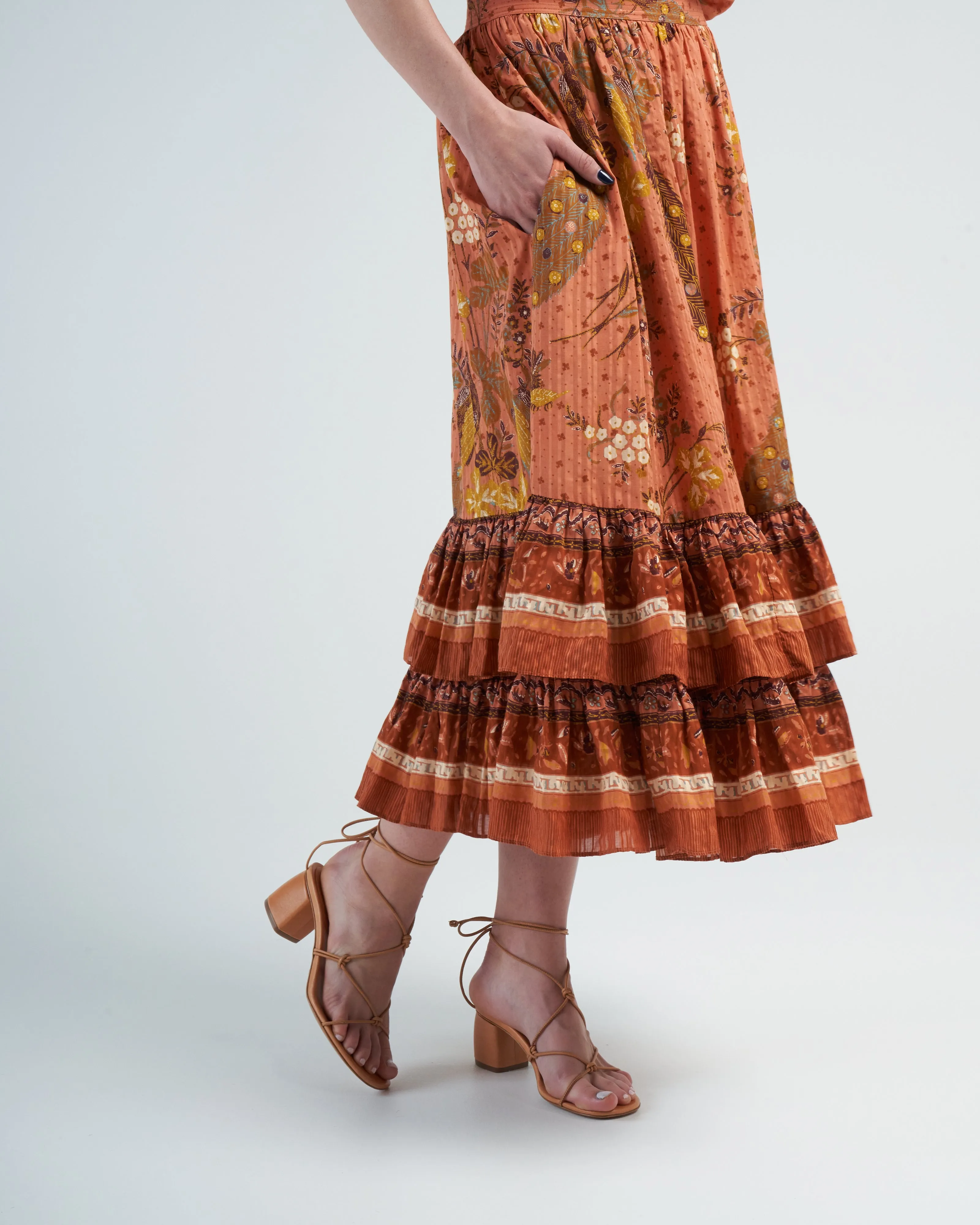 zadie skirt - cardinal