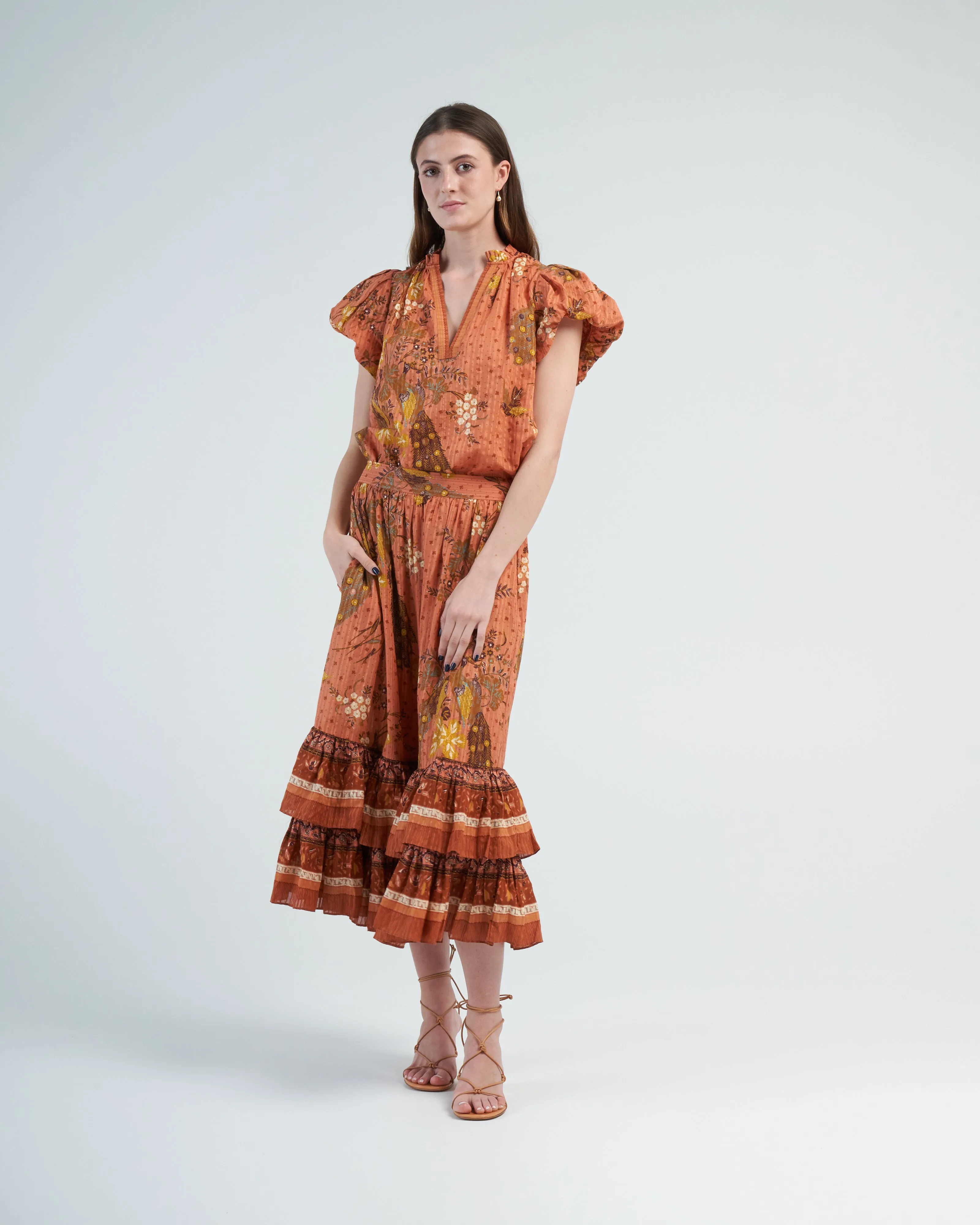 zadie skirt - cardinal
